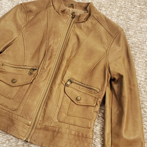 Xhilaration Faux Leather Jacket - Picture 3 of 7